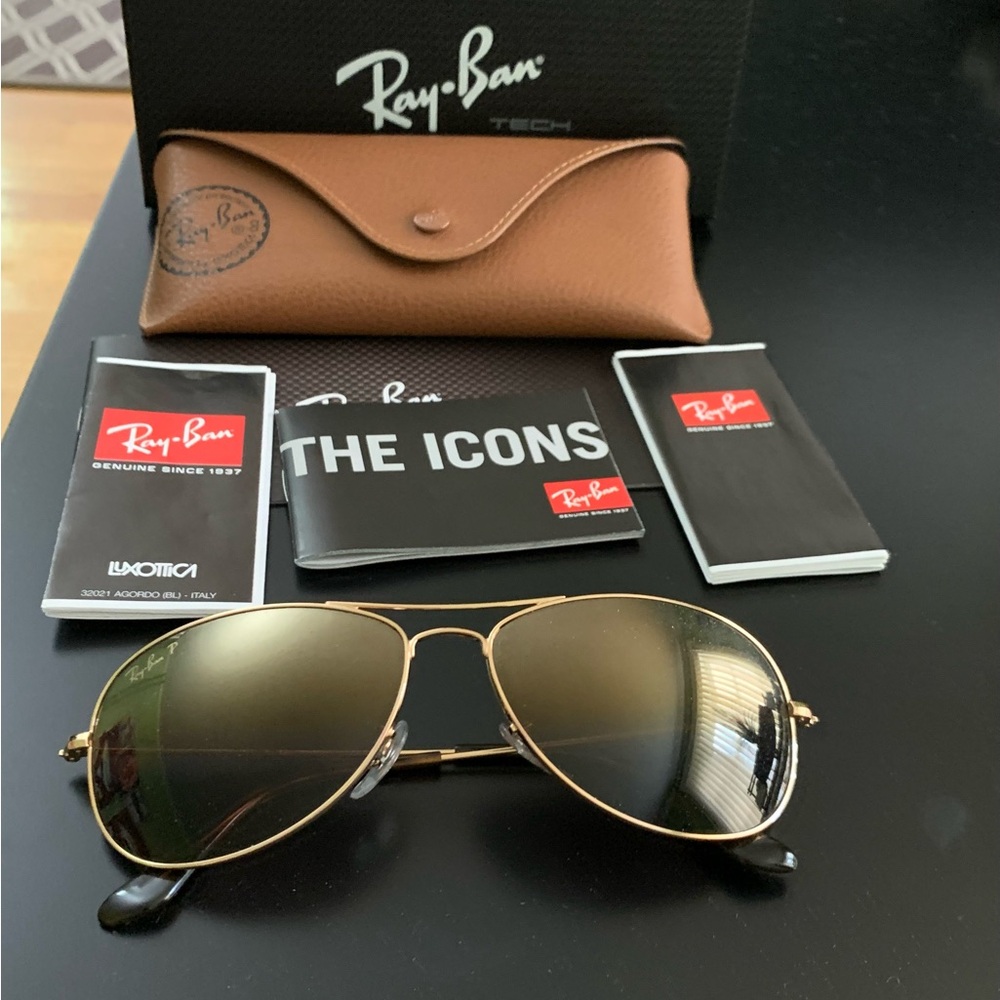 Polarized ray ban aviators